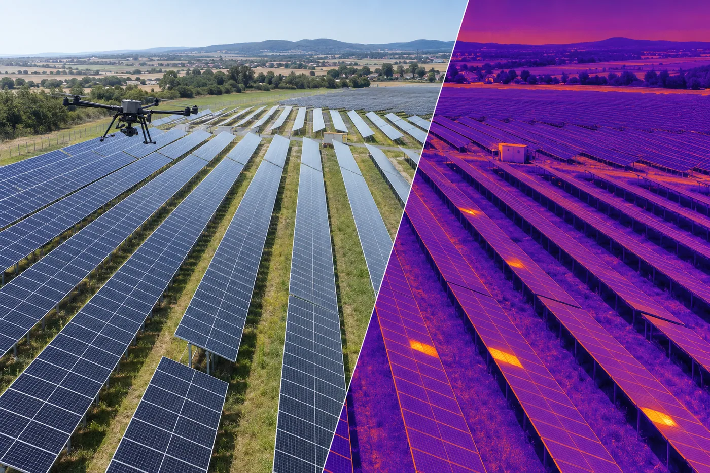 Drone inspection planning for a solar and infrastructure project in Spain